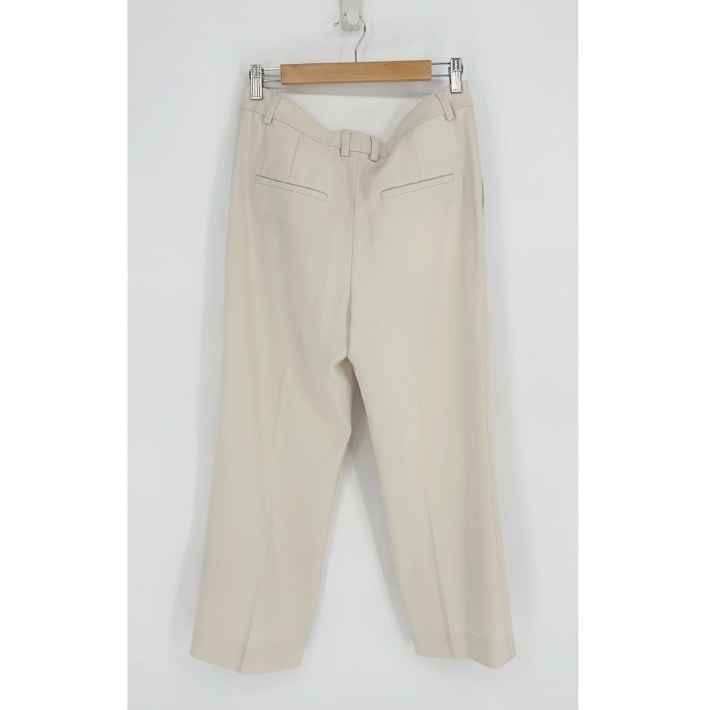NEW Filippa K Hutton Straight Trouser Pants High Rise in Ivory Women's 38 US 8 - Picture 5 of 10